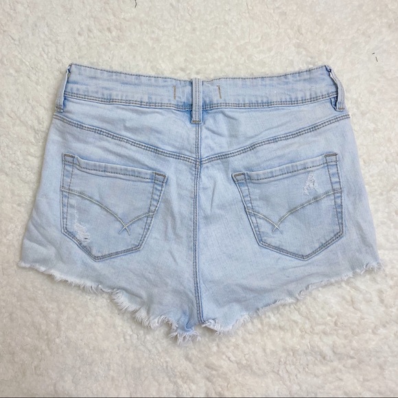 Bullhead Denim High Waisted Shorts - Picture 3 of 4